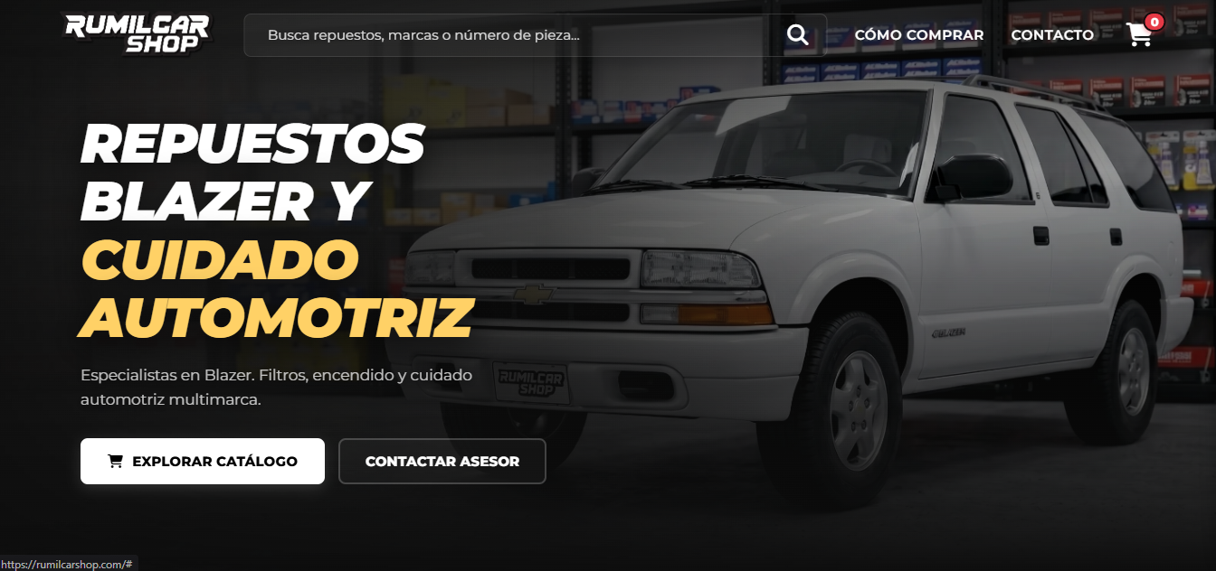 Rumilcar Shop - Catálogo de Repuestos Web